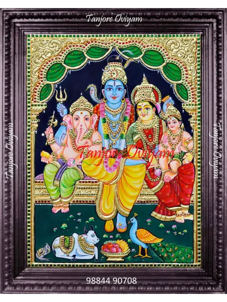 Lord Shiva Family Painting